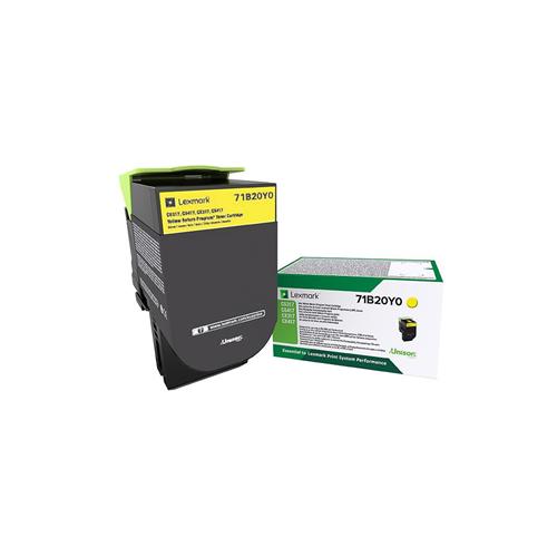 LEXMARK LXK CS/CX3/4/517 CART GIALLO RTN