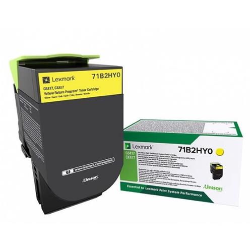 LEXMARK TONER CS/CX 417 517 RP GIALLO