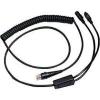 HONEYWELL CABLE: KBW, BLACK, PS2, 3M (9.8 ), COILED, 5 V EXTERNAL POWER WITH OPTION FOR HOST POWER, W/O FERRITE.