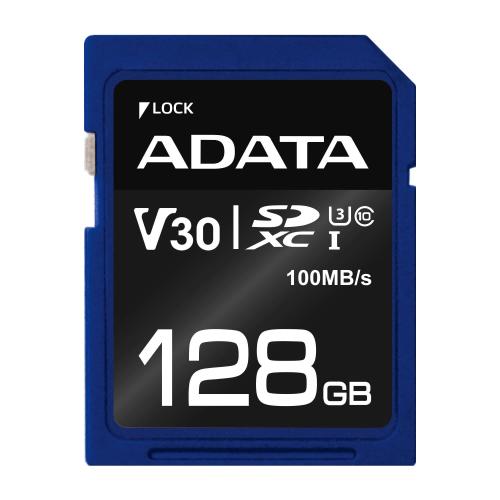 ADATA TECHNOLOGY B.V. ADATA SDXC 128GB UHS-I U3 V30S 100-80MB/S