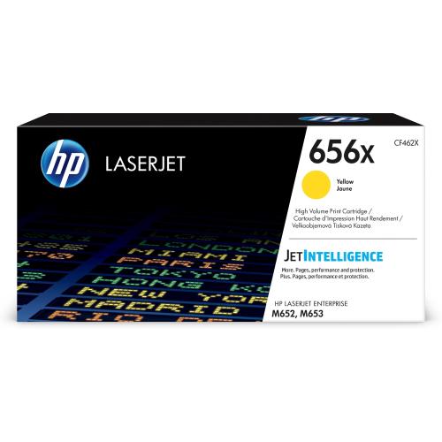 Hewlett-Packard HP 656X Yellow LaserJet Toner Cartridge - Toner - [Y] - per HP Color LaserJet Enterprise M652 / M653 / HP Color LJ Managed E65050dn/E65060dn/E65150dn/E65160dn