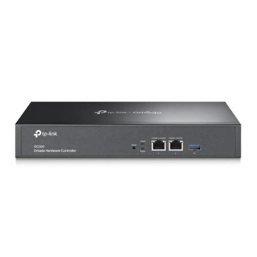 TP-Link - OC300 - Omada Hardware Controller, 2x 10/100/1000 Mbps Ethernet Ports, 1x USB 3.0 Port , Cloud Access, Centralized Management for up to 500 Omada EAPs, JetStream switchs and SafeStream routers, Multi-site Management, Omada App, Metal casing, Rac