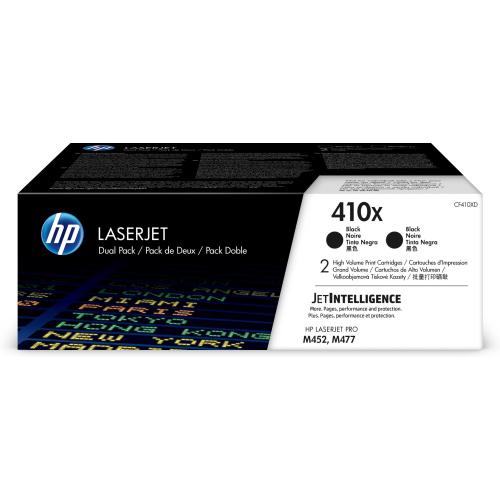 HP INC HP410X 2PACK HIGH YIELD BLACK TONER