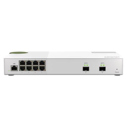 -QNAP SWITCH QSW-M2108-2S, managed, 8 port 2.5Gbps, 2 port 10Gbps SFP+ PROMO FINO AD ESAURIMENTO SCORTE