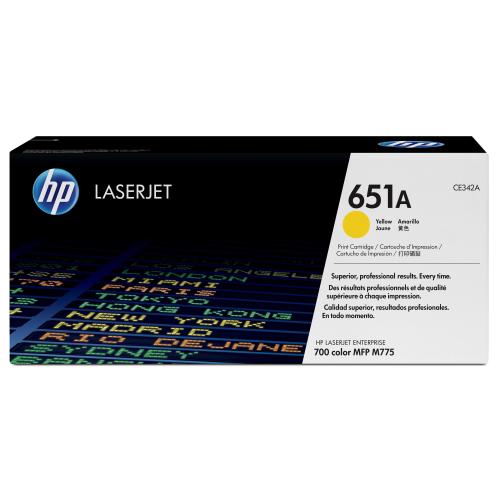 HP INC TONER HP 651A LASERJET (GIALLO)