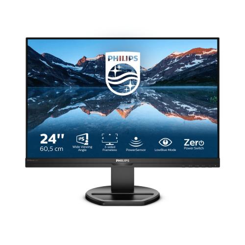 MONITOR PHILIPS LED 24" 16:10 240B9/00 IPS 0.277 1920x1200 4ms 300cd/mÂ² 1000:1(50.000.000:1) 2x2W MM Pivot VGA DVI HDMI DP USB
