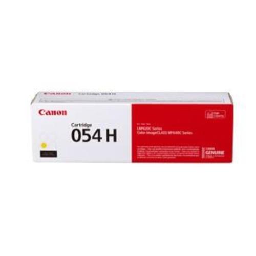CANON Cartuccia 054 H Y Cartuccia giallo, durata 2,300 pag. LBP623Cdw, LBP621Cw MF645Cx, MF643Cdw, MF641Cw
