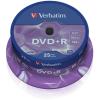 VERBATIM Campana 25 DVD+R Matt Silver 4.7GB
