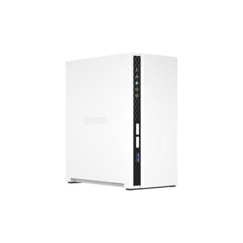 NAS TOWER QNAP TS-233 2xHDD, NOHDD 3.5"/2.5" SATA ARM 2.0GHz QuadCore RAM 2GB 1P GIGA 1P USB 3.2 1P USB 2.0