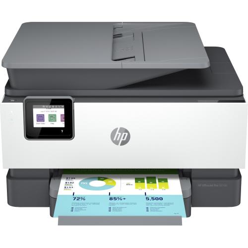 Hewlett-Packard HP Officejet Pro 9010e All-in-One - Stampante multifunzione - colore - ink-jet - Legal (216 x 356 mm) (originale) - A4/Legal (supporti) - fino a 21 ppm (copia) - fino a 22 ppm (stampa) - 250 fogli - 33.6 Kbps - USB 2.0, LAN, Wi-Fi(n), host