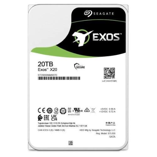 20TB EXOS X20 ENTERPRISE SEAGATE SATA 3.5 72000rpm