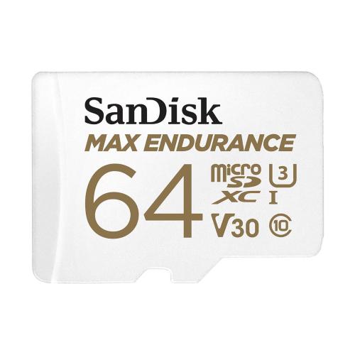 64GB SANDISK MAX ENDURANCE MICROSDHC 30000 HOURS