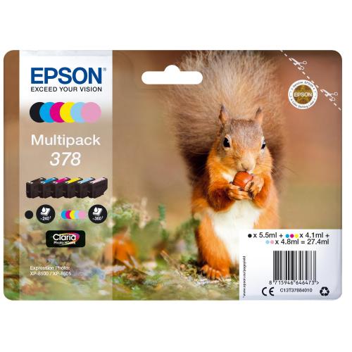 EPSON MULTIPACK 6 COLORI 378 PHOTO HD INK