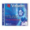 VERBATIM CD-R MUSIC JC 80 MIN CASE SINGOLO