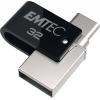 EMTEC T260 DUAL USB A 3.2 - TYPE C 32GB