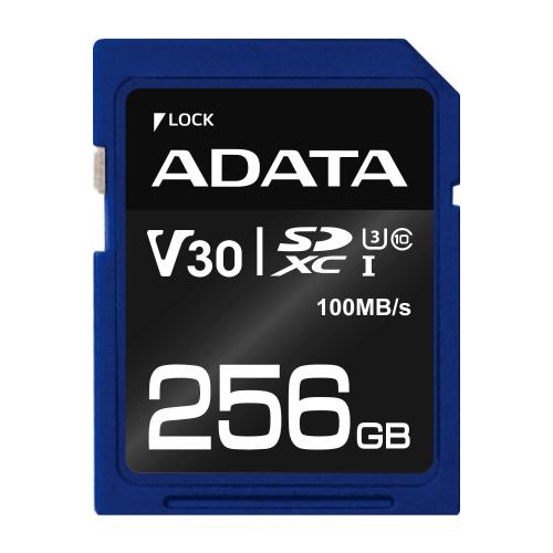ADATA TECHNOLOGY B.V. ADATA SDXC 256GB UHS-I U3 V30S 100-80MB/S
