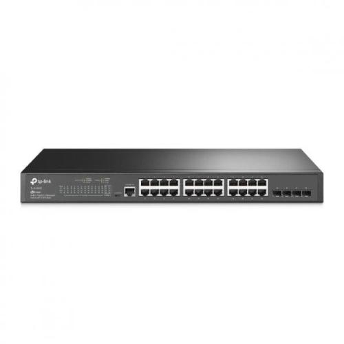 SWITCH TP-LINK SG3428 24P GIGABIT L2+ MANAGED 4 SLOT GIGABIT SFP, RJ45+Micro-USB ConsolePort, 1U 19-inchRack-mount, Omada SDN