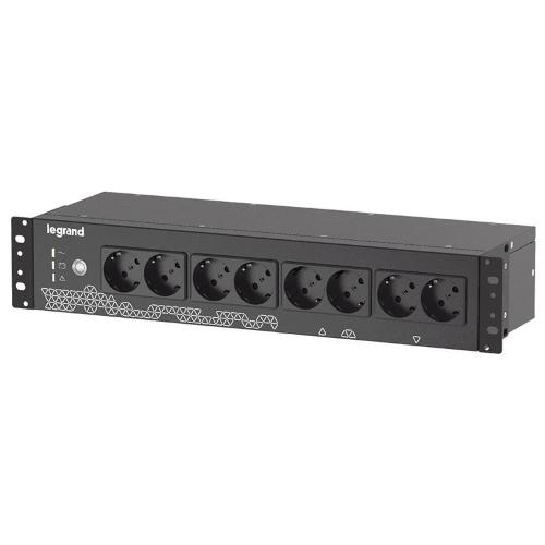 LEGRAND KEOR PDU 800VA 8 PRESE SCHUKO NERO