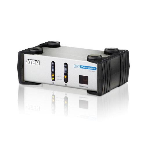 ATEN 2 Port DVI Video Switch, On A Single DVI Monitor From Four Computers