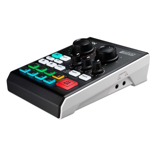 Aten MicLive 6-CH All-in-one AI-powered Audio Mixer with Streaming, External USB-C Recording (Custom Audio Effects)
