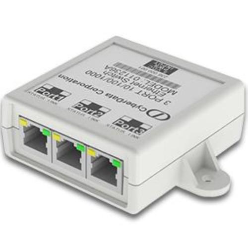 Cyberdata 3 Port Gigabit Ethernet Switch * NEW DEVICE (replaces 010988)