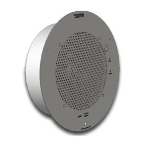 Cyberdata VoIP SIP-enabled Talk-Back SpeakerGray White, Remote Push to Talk Button included