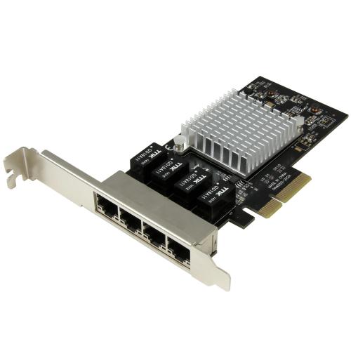 STARTECH SCHEDA DI RETE PCIE A 4 PORTE