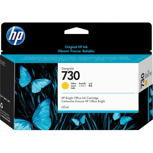 HP INC HP 730 130-ML YELLOW INK CARTRIDGE