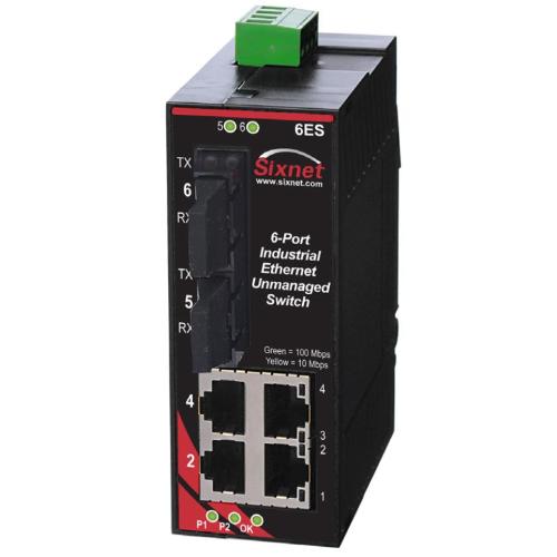 -Red Lion SL-6ES-4SC - Switch Ethernet, Porte RJ45 4, Porte in fibra 2SC, 100Mbps, Unmanaged PROMO FINO AD ESAURIMENTO SCORTE