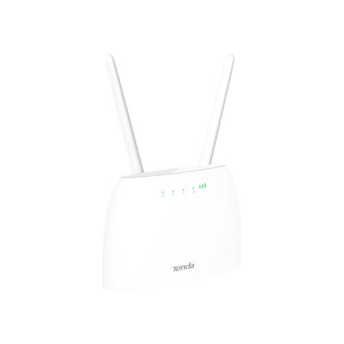 ROUTER TENDA 4G06 300Mbps Wireless N300 4G LTE VOLTE CAT.4 Supp FDD LTE/TDD-LTE/WCDMA/GSM 1P GE WAN/LAN,1P GE LAN 2FF SIM 1P RJ1