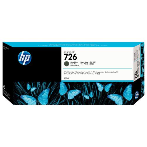 HP INC CART.INK NERO OPACO NÂ°726 300ML