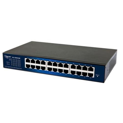 Allnet ALL SG8324M, switch 24 ports 10/100/1000Mbps, smart managed, fanless (internal power supply)
