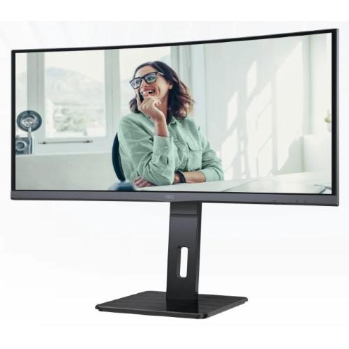 MONITOR AOC LED 34" Wide CURVED CU34P3CV VA 3440x1440 1ms 300cd/mq 50.000.000:1 2x5W MM Reg.H HDMI DP USB-C Docking