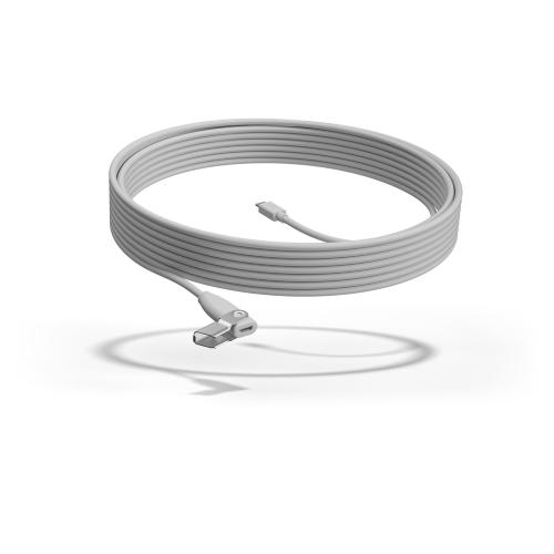 LOGITECH RALLY MIC POD EXTENSION CABLE WHITE