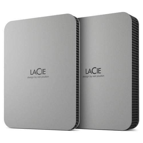 SEAGATE CONSUMER LaCie Mobile Drive STLP4000400 - HDD - 4 TB - esterno (portatile) - USB 3.2 Gen 1 (USB-C connettore) - moon silver