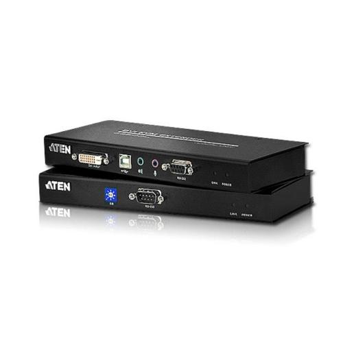 ATEN DVI KVM Extender Dual Link 60Meter, 2560 x 1600 , RS232 , Speaker & Mic.- PROMO FINO AD ESAURIMENTO SCORTE