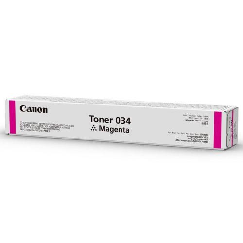 CANON BUSINESS TONER 034 MAGENTA - Durata: 7.300 pagine. Toner Magenta per imageRUNNER C1225iF/C1225.
