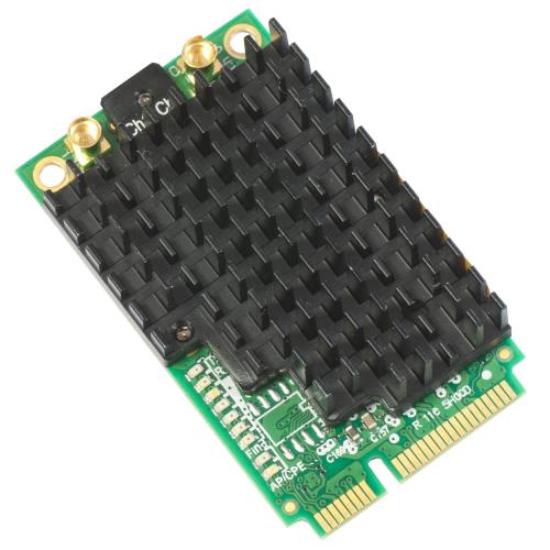 MikroTik, 802.11a/c High Power miniPCI, e card with MMCX connectors