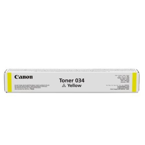 CANON BUSINESS TONER 034 YELLOW - Durata: 7.300 pagine. Toner Giallo per imageRUNNER C1225iF/C1225.