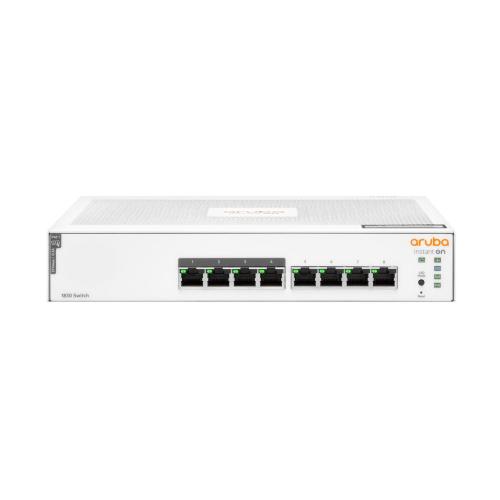 HPE Networking Instant On Switch Series 1830 JL811A 8G MANAGED POE+ (65W) 4X10/100/1000 + 4X10/100/1000 POE+ GARANZIA A VITA