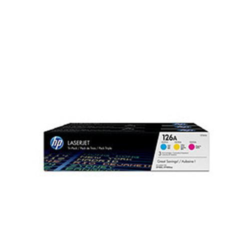 HP INC 126A COLOR TRI-PACK LASERJET TONER