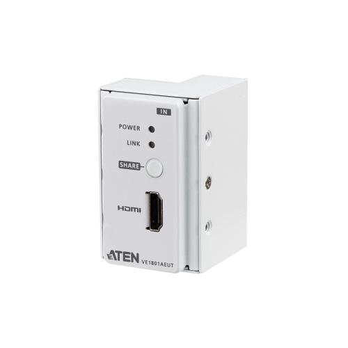 Aten Trasmettitore HDMI HDBaseT-Lite con placca a parete EU / PoH