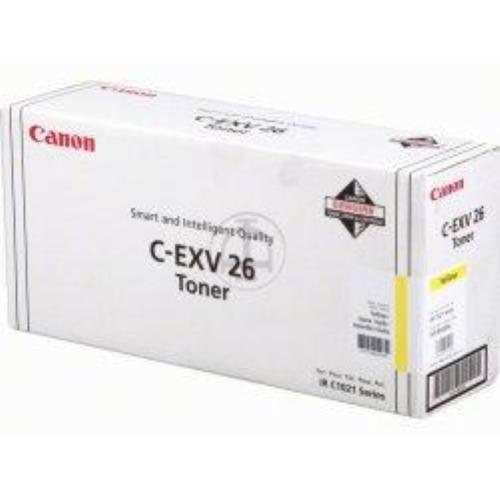 TONER CANON C-EXV26 GIALLO X IR C1021i IR C1028i IR C1028iF 6.000 pag 1657B006BA
