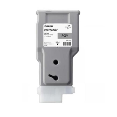 CANON SERBATOIO INCH. Foto Grigio PFI-206PGY SINGOLO (300ml) x serie IPF 64xx