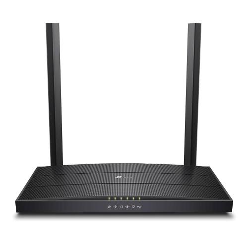 ROUTER TP-LINK AC1200 Archer VR400 V3.0 WIRELESS VDSL/ADSL Modem 867Mbps a 5GHz + 300Mbps a 2.4GHz 1P WAN/LAN 3P LAN 3 Antenne
