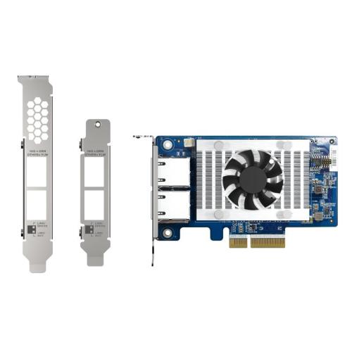 QNAP - Dual-port (10GBASE-T) 10GbE network expansion card, Intel X710, PCIe Gen3 x4