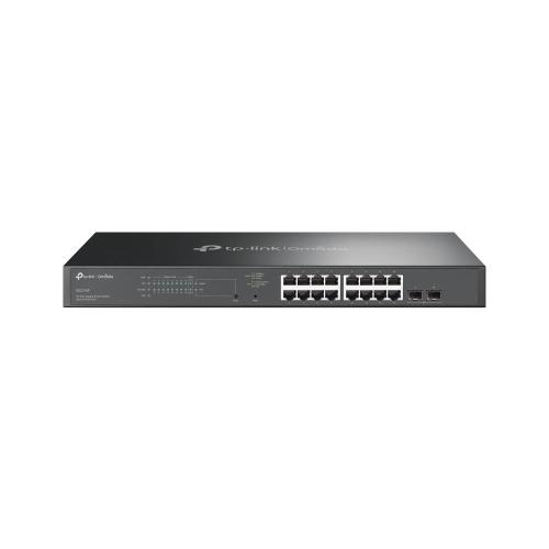 SWITCH TP-LINK SG2218P - 18-Port Gigabit Smart Switch with 16-Port PoE+, 16Ã— Gigabit RJ45 Ports, 2Ã— Gigabit SFP Slots