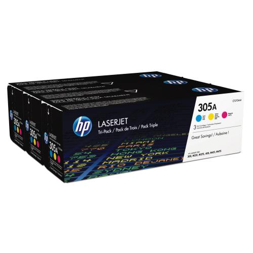 HP INC HP 305A CYM TRI-PACK LASERJET TONE