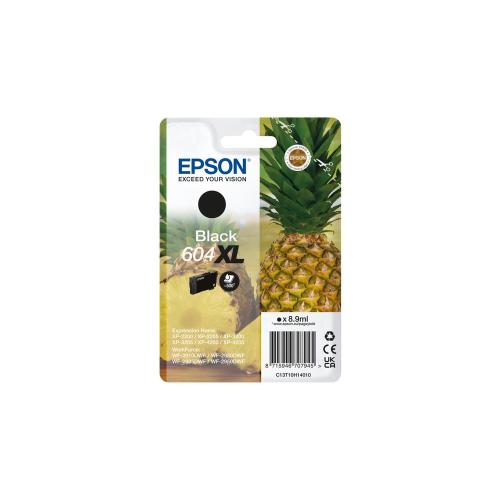 INK EPSON 604XL C13T10H14010 Nero Ananas x XP-2200 XP-3200 XP-4200 WF-2910DWF WF-2930DWF WF-2950DWF