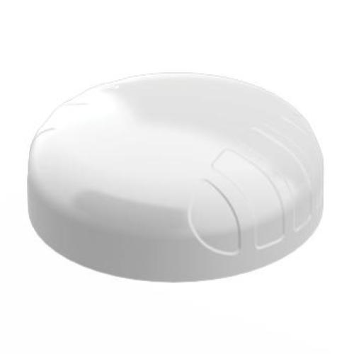 POYNTING - Robust MIMO 2-in-1 Ultra Wide Band Omni-Directional LTE/5G WHITE PUCK Antenna. 698 - 3800 MHz.. max. Gain: 6 dBi . 2 m RKT-031 cable. SMA-M. multiple mounting options. IP68